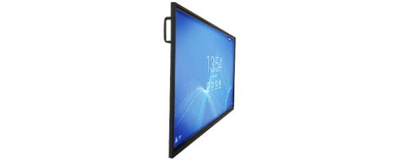 65, 75 und 86 Zoll interaktives Großfomat Display (Whiteboard-SmartBoard) schräg links