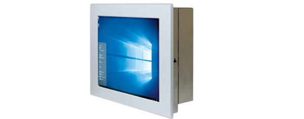Panel PC mit 10,4 Zoll Display und Touchscreen seitlich