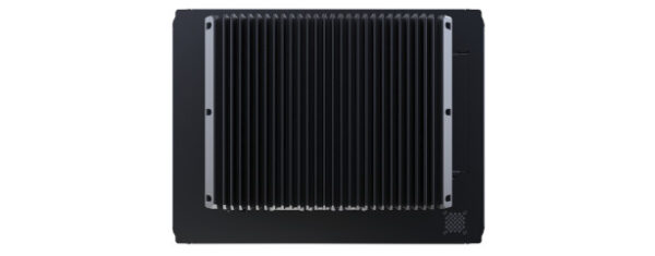 Panel PC mit 15 Zoll XGA Display, lüfterlose Skylake CPU und resistiven oder projected capacitven (pcap) Touchscreen Rückseite