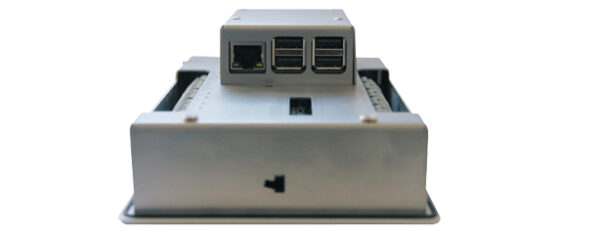 Industrial Raspberry-Pi-3 Panel PC mit 7 Zoll wide screen und PiXtend v2-s - side