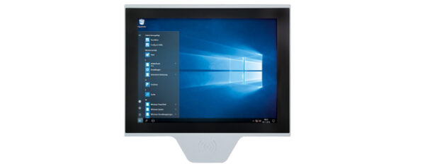 Industrial all-in-one PC mit 15 Zoll XGA Display und TWN4 Multitech RFID reader/writer