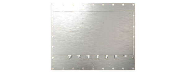 IP66 Industrial all in one Edelstahl PC mit 17 Zoll SXGA Display, lüfterlose Kabylake CPU und projected capacitven (pcap) Touchscreen - Rückseite