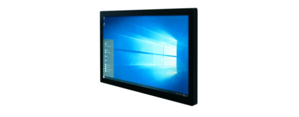 Industrial all-in-one PC mit 21,5 Zoll Full HD Display und Multitouchscreen - Ansicht schräg