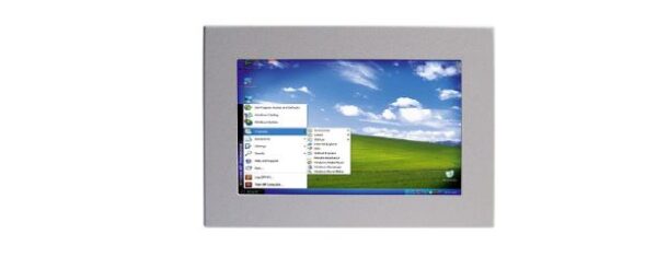 Stand Alone Anzeige mit 7" Display und optionalen resitiven Touchscreen. Eingangsspannung 12V / 24V wählbar.