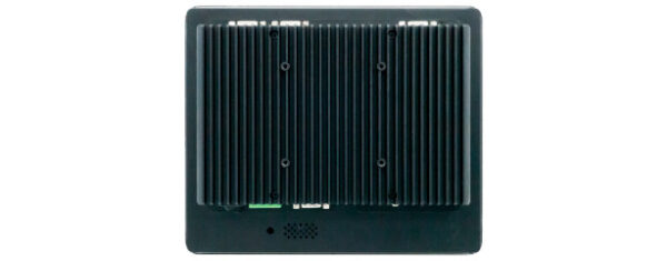 Panel PC with 10.4 inch XGA (1024x768) TFT, fanless CPU and resistive or projected capacitven (pcap) touch screen back