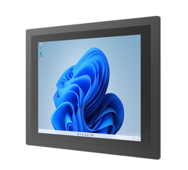 Panel PC mit 12,1" XGA Touch-Display Schrägansicht