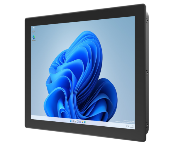 Panel PC mit 17" SXGA Touch-Display Schrägansicht